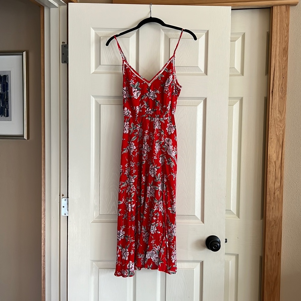 Lulus Floral Midi Dress